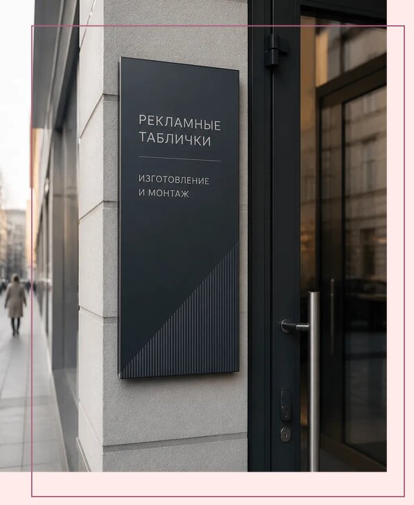 Рекламные таблички в Учалах по цене от 4575 р. | Аванза-Члы