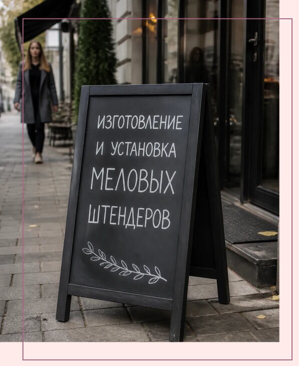Меловые штендеры в Учалах по цене от 6609 р. | Аванза-Члы